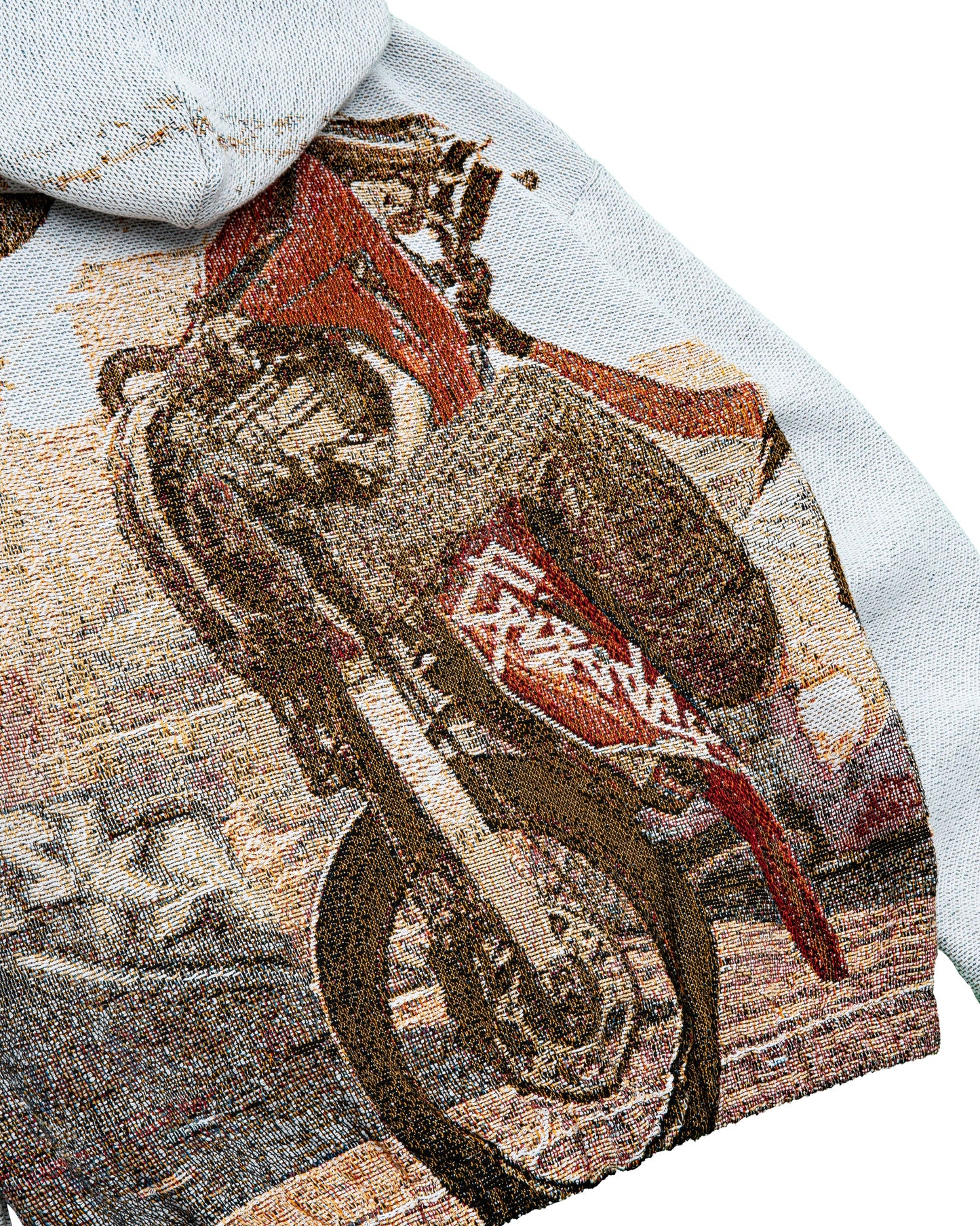 Tapestry Zip Up Hoodie