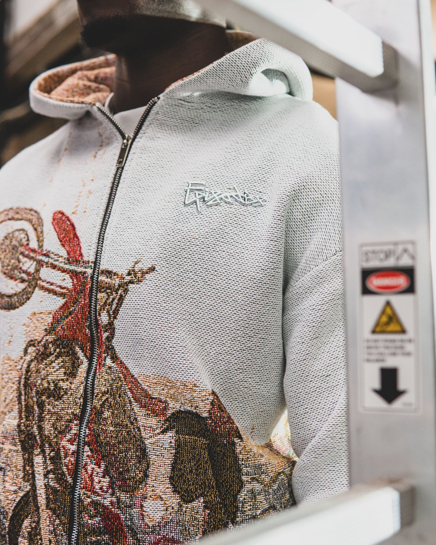 Tapestry Zip Up Hoodie