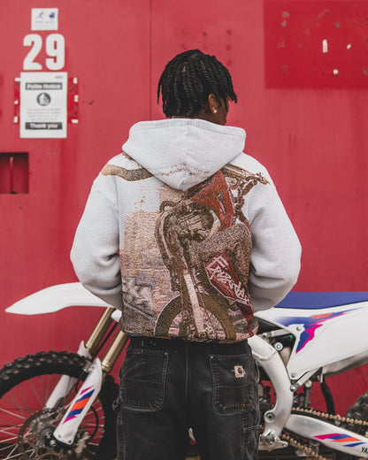 Tapestry Zip Up Hoodie